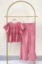 Two Piece Ruffled Top With Trouser